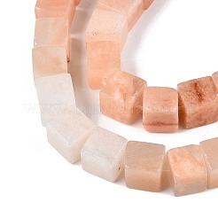 Natural Pink Aventurine Beads Strands&nbsp;G-T139-8x8-36B