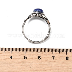 Natural Gemstone Finger Rings&nbsp;RJEW-A084-06AS