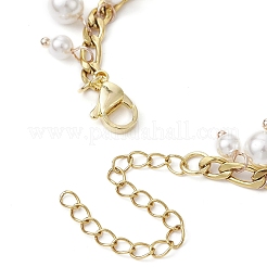Shell Pearl & Starfish & Shell Charm Bracelets&nbsp;BJEW-TA00412