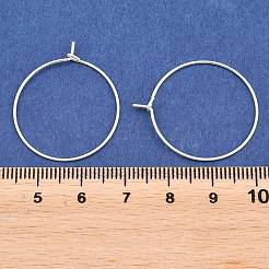925 Sterling Silver Hoop Earrings Findings&nbsp;STAS-P210-26S-02