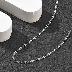 Brass Dapped Chains Necklaces for Women&nbsp;NJEW-D302-23P