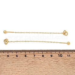 304 Stainless Steel Ear Thread for Women&nbsp;SA-CBA44F8-02G