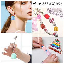 40Pcs 20 Styles Rainbow Arch Food Grade Eco-Friendly Silicone Focal Beads&nbsp;SIL-CA0003-29