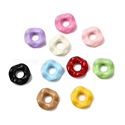Baking Paint Alloy Enamel European Beads&nbsp;FIND-G092-08