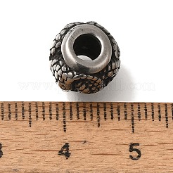 304 Stainless Steel European Beads&nbsp;STAS-D191-08A-AS