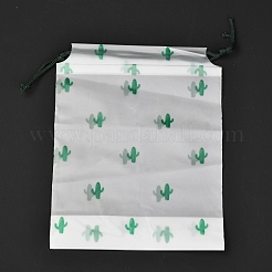 Plastic Frosted Drawstring Bags&nbsp;ABAG-M003-01A-07