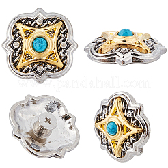 10Pcs Antique Silver Alloy Decorative Rivets&nbsp;BUTT-GF0004-22A