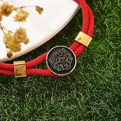 Constellation Nylon Cords Multi-strand Bracelets&nbsp;BJEW-U016-01B-10