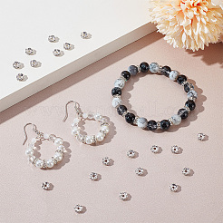 100Pcs Rack Plating Brass Rhinestone Spacer Beads&nbsp;KK-BBC0016-22S