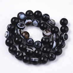 Tibetan Style 1-Eye dZi Beads&nbsp;G-N326-13B-01