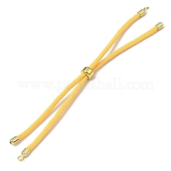 3MM Adjustable Round Nylon Braided Cord Bracelet Making&nbsp;FB-CBAA152-04G-26
