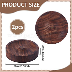 Wood Incense Burners Holder&nbsp;AJEW-WH0696-785
