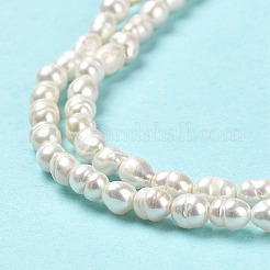Natural Cultured Freshwater Pearl Beads Strands&nbsp;PEAR-E016-144