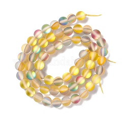 Synthetic Moonstone Beads Strands&nbsp;G-E573-01A-18