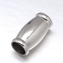 Tarnish Resistant 304 Stainless Steel Magnetic Clasps with Glue-in Ends&nbsp;STAS-M200-B-01