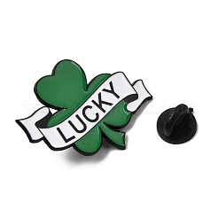 Saint Patrick's Day Alloy Enamel Brooches&nbsp;JEWB-D310-05EB-01
