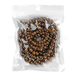 3 Strands 3 Sizes 4mm 6mm 8mm Grade AB Natural Tiger Eye Round Beads Strands&nbsp;G-FS0001-20