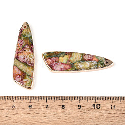 Dyed Natural Regalite/Imperial Jasper/Sea Sediment Jasper Pendants&nbsp;G-T143-25A