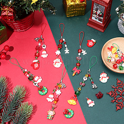 DIY Christmas Mobile Phone Strap Kit&nbsp;DIY-SC0032-70