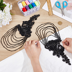 1Pair Rhinestone Sewing Ornaments&nbsp;DIY-NB0014-65B