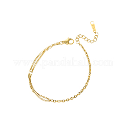 304 Stainless Steel Multi-strand Curb Chain Bracelets&nbsp;BJEW-A26-03-24-2