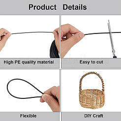 30M Plastic Imitation Cane Wire Cord&nbsp;OCOR-GF0005-39D