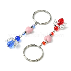 Glass & Acrylic Pendant Keychain&nbsp;KEYC-FS0001-04