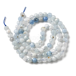 Natural Aquamarine Beads Strands&nbsp;LS-G-E411-19E-4mm