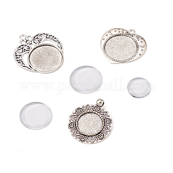 Tibetan Style Alloy Pendant Making Kit&nbsp;DIY-BY0001-18