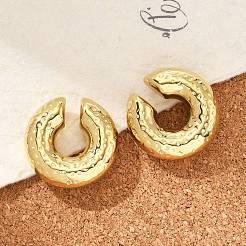 304 Stainless Steel C-Shaped Cuff Earrings for Women&nbsp;EJEW-M068-06G