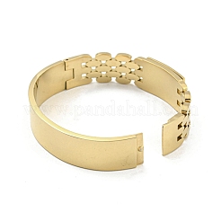 304 Stainless Steel Pave Crystal Rhinestone Hollow Out Hinged Bangles for Women&nbsp;BJEW-D044-06C-01G
