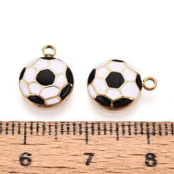 304 Stainless Steel Enamel Pendants&nbsp;STAS-T068-09