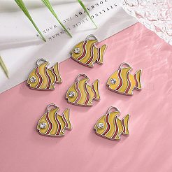 Alloy Enamel Pendants&nbsp;LS-ENAM-P152-1