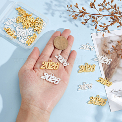 24Pcs 4 Styles Zinc Alloy Pendants&nbsp;FIND-SP0005-20