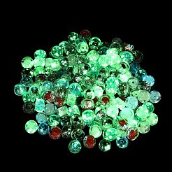 Handmade Foil Glass Beads&nbsp;FOIL-T009-01
