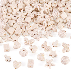 140Pcs 7 Styles Synthetic Howlite Beads&nbsp;G-TA0002-66