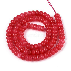 Dyed Natural White Jade Beads Strands&nbsp;X-G-T139-59A-05