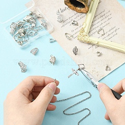 40Pcs 10 Styles Brass Triangle Rings&nbsp;KK-CJ0002-89