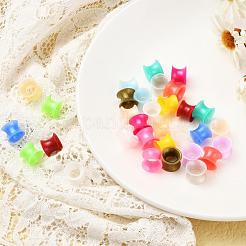 32Pcs 16 Colors Silicone Thin Ear Gauges Flesh Tunnels Plugs&nbsp;FIND-YW0001-16B