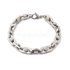 304 Stainless Steel Link Chains Bracelets&nbsp;BJEW-P351-02P