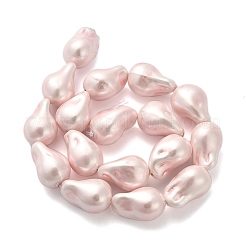 Electroplate Porcelain Beads Strands&nbsp;BSHE-C009-04C