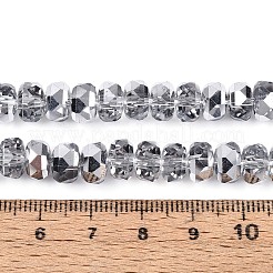 Electroplate Transparent Glass Beads Strands&nbsp;EGLA-N022-04A-C01