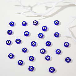 Handmade Evil Eye Lampwork Beads Strands&nbsp;LAMP-DC0001-21B