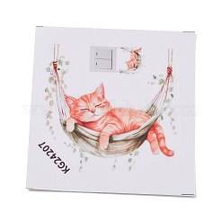 Animals PVC Waterproof Self Adhesive Stickers&nbsp;STIC-K001-04C