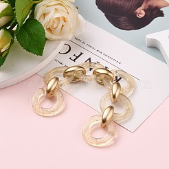 Handmade Transparent Acrylic Link Chains&nbsp;AJEW-JB00835-03