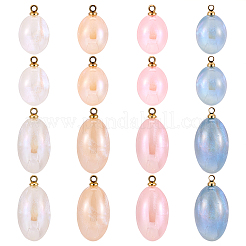 48Pcs 8 Styles Imitation Gemstone Acrylic Pendants&nbsp;IFIN-TA0001-57