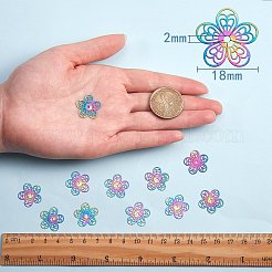 201 Stainless Steel Filigree Pendants&nbsp;STAS-SZ0001-82