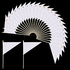 Polyester Flag with Bamboo Handle&nbsp;AJEW-WH0314-926