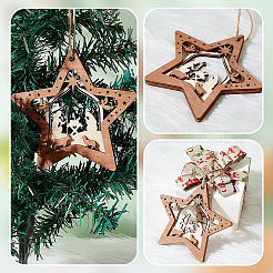 Wood Pendants&nbsp;LS-FIND-WH0162-09