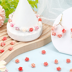 80Pcs Synthetic Coral Beads&nbsp;CORA-SP0001-05